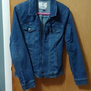 Guess Jean Zip-Up Jacket